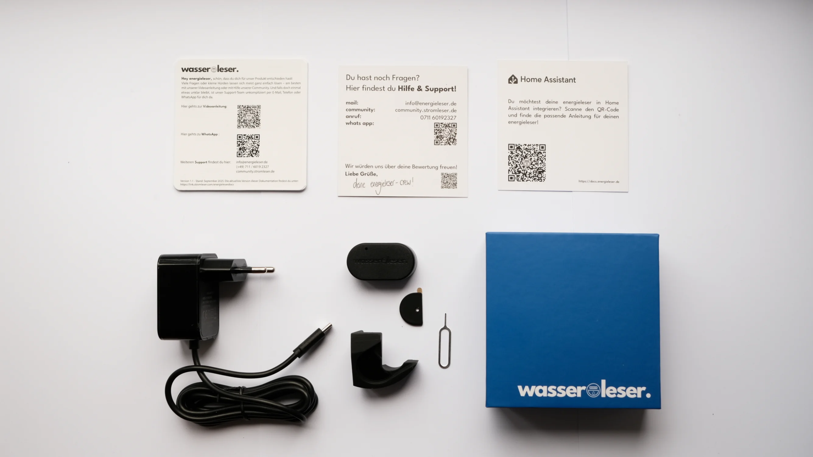 wasserleser Lieferumfang