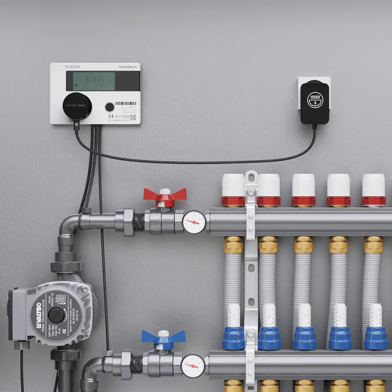 USB-C-Kabel und Netzteil am wärmeleser