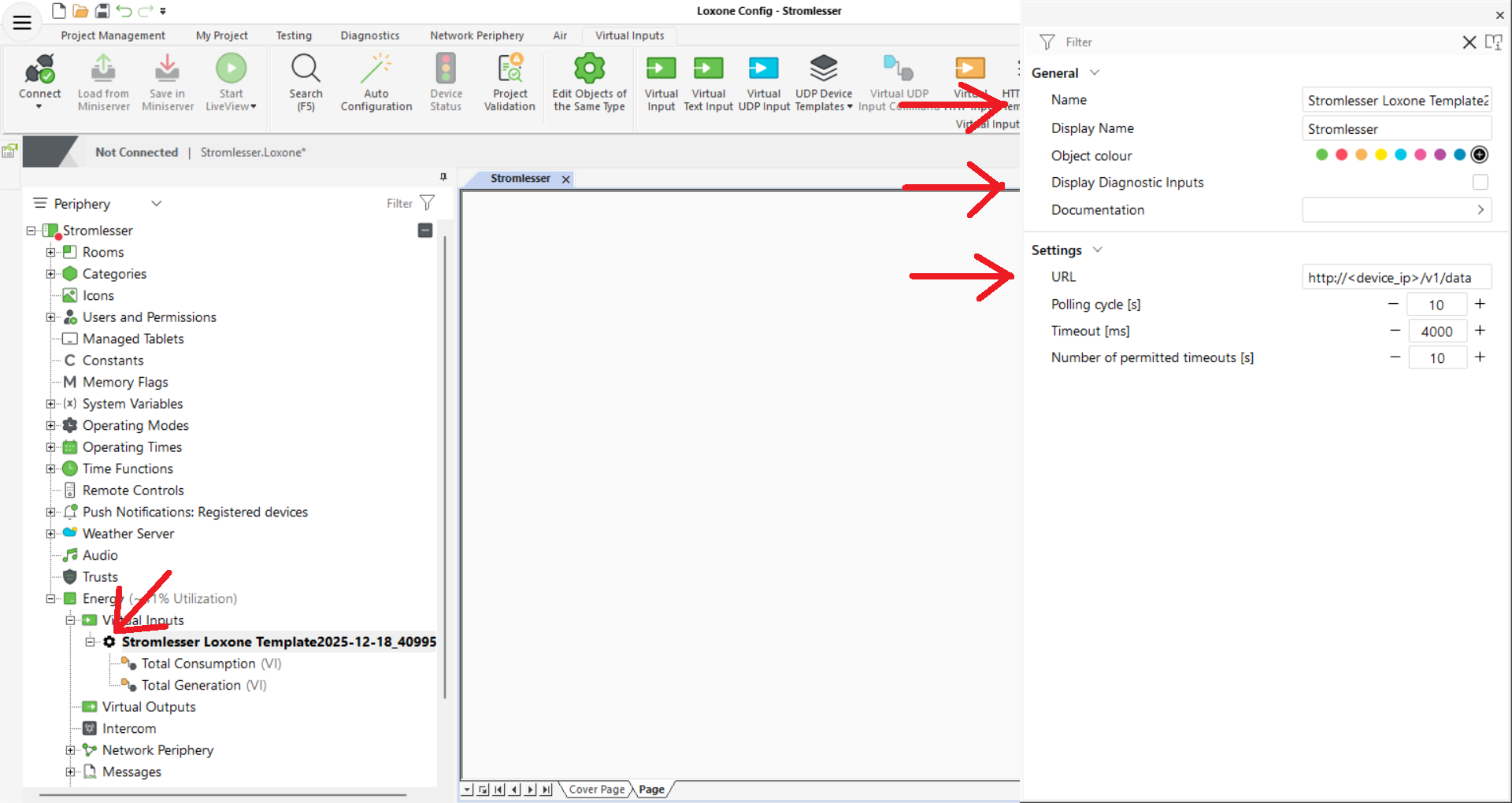 Configuring IP and Polling