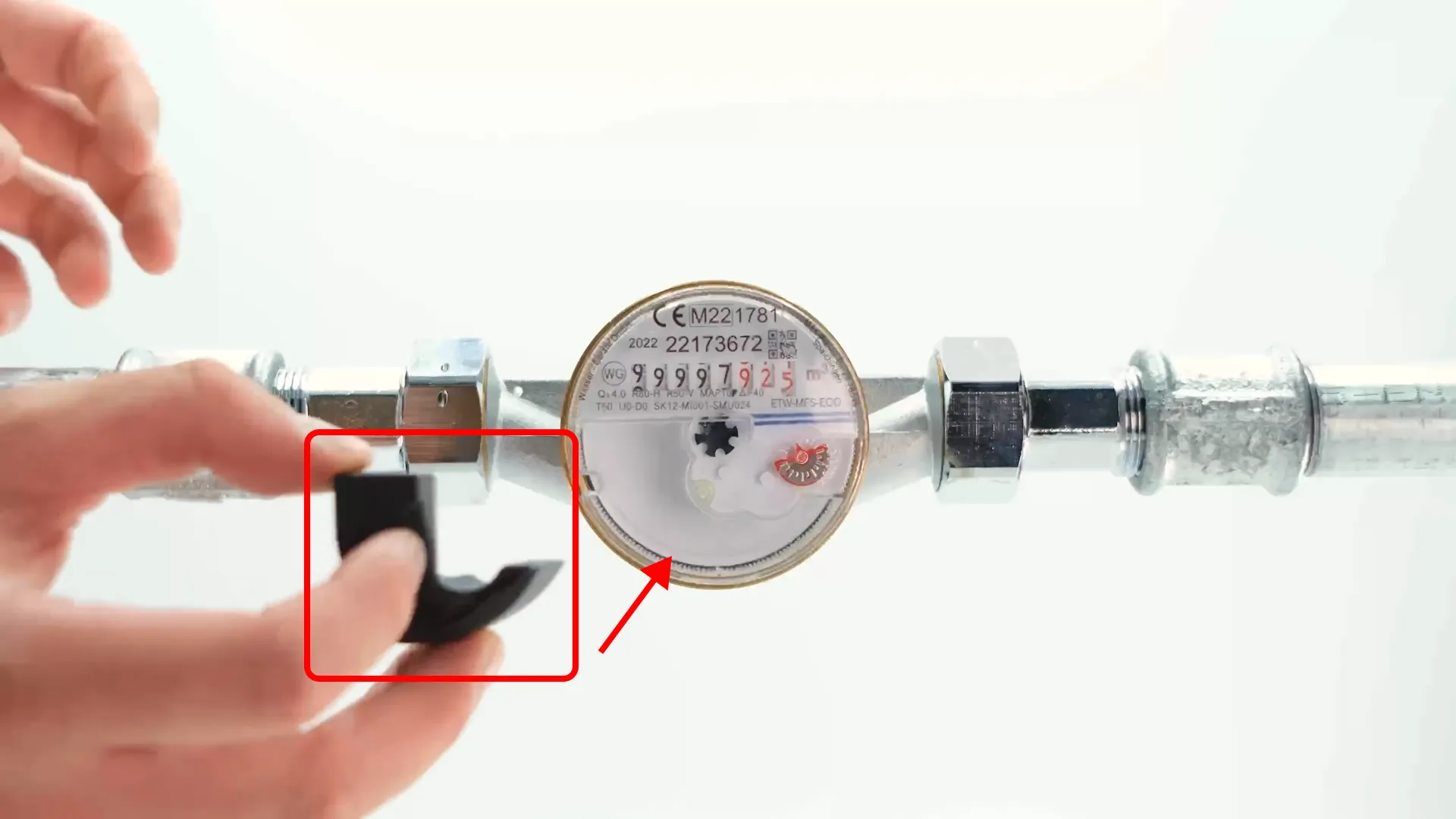 Adapter setup in groove