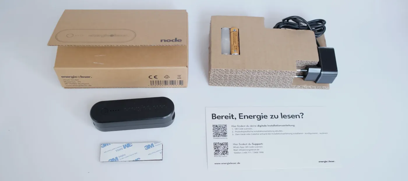 Delivery contents of the energieleser.node