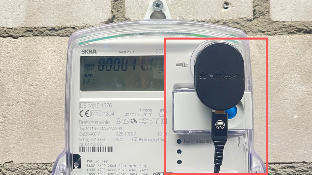 Connect Stromleser to Meter